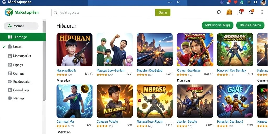 Tampilan antarmuka yang menarik dan user-friendly.