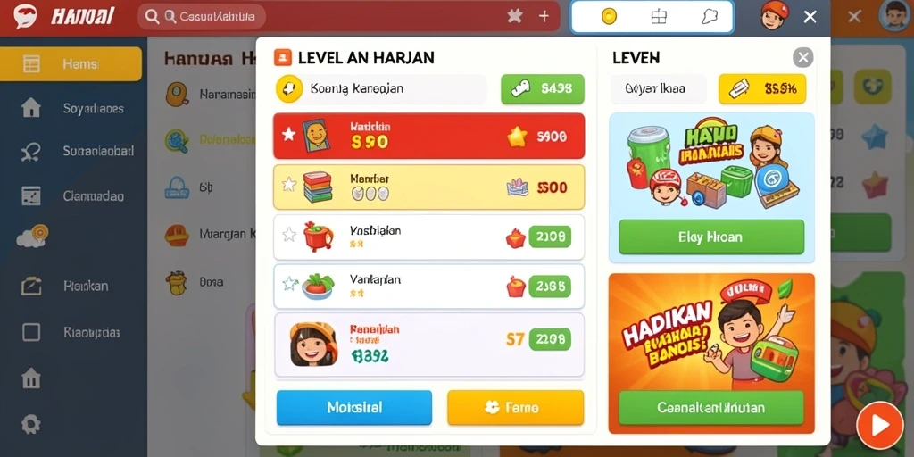 Tampilan antarmuka aplikasi 888IDR yang mudah dinavigasi.