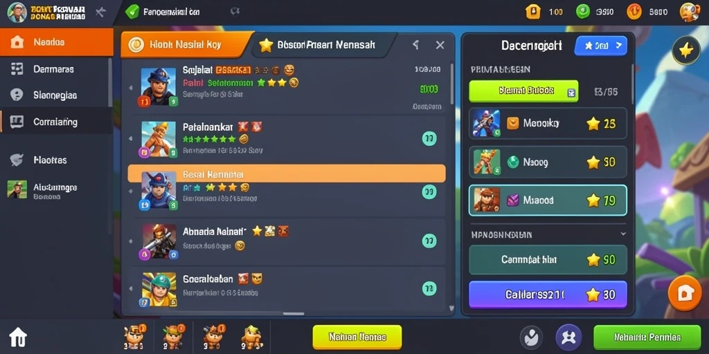 Tampilan antarmuka utama yang menarik dan user-friendly.