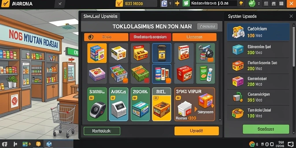 Tampilan menarik dengan berbagai tema slot.