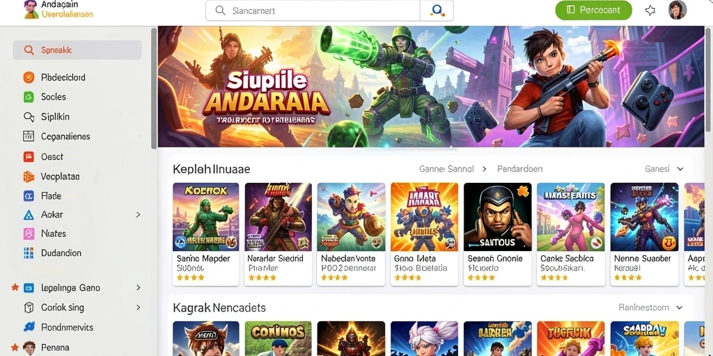 Screenshot yang menunjukkan level menantang dalam DENTOTO.