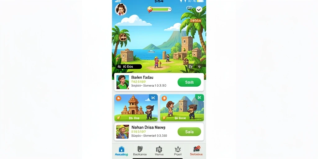 Screenshot menampilkan tampilan antarmuka pengguna yang menarik.