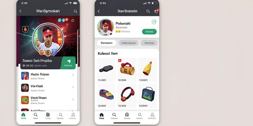 Tampilan antarmuka yang menarik dan user-friendly.
