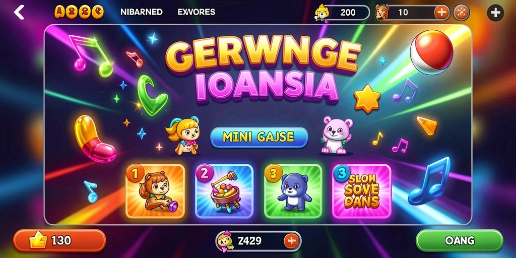 Tampilan awal game POPOTOGEL yang menarik.