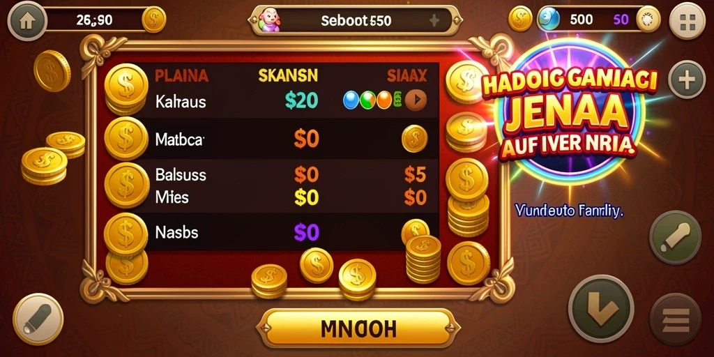 Tampilan antarmuka pengguna yang intuitif dan menarik.