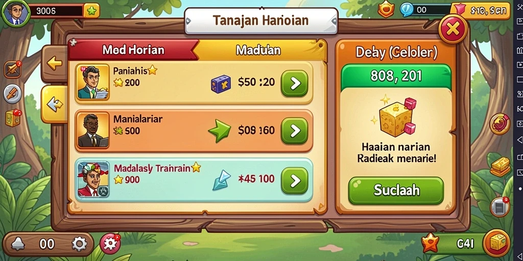 Tampilan grafis yang memukau saat bermain.