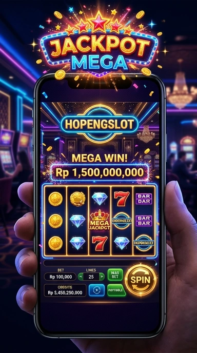 Cuplikan layar menu unduhan hopengslot untuk perangkat Android